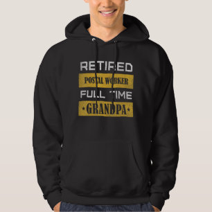 Männer Rentner Postbeamter Vollzeit Opa 1 Hoodie
