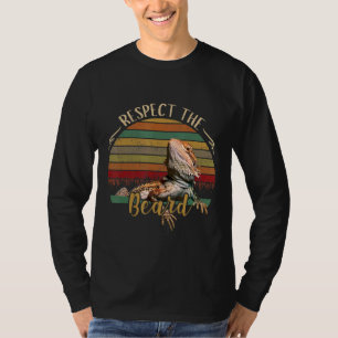 Männer respektieren den bärtigen Drachen T-Shirt