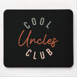 Männer Retro Coole Onkel Club Lustiger Onkel Tasch Mousepad