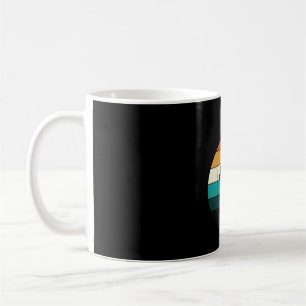 Männer Retro großer Fuß - cooler Sonnenuntergang B Kaffeetasse