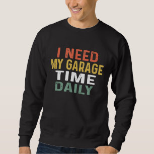 Männer Retro Mechaniker Scherz Für Männer Weihnach Sweatshirt