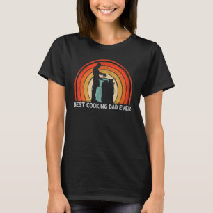 Männer Retro-Stil Vintage-Bester-Koch-Papa-aller-Z T-Shirt
