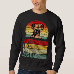 Männer Retro Vintag Phantastisch wie mein Boxer Do Sweatshirt