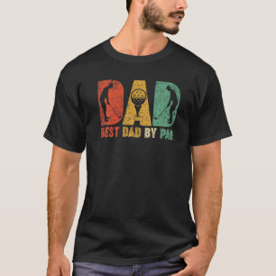 Männer Retro Vintage Bester Vater Par Golf Golfer T-Shirt