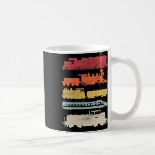 Männer Retro Züge Liebhaber Vintage Eisenbahn Weih Kaffeetasse
