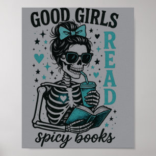 Männer Romance Leser Gute Mädchen lesen scharfe Bü Poster