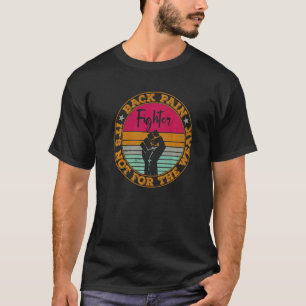 Männer Rückenschmerz-Bewusstsein Krankheitskämpfer T-Shirt