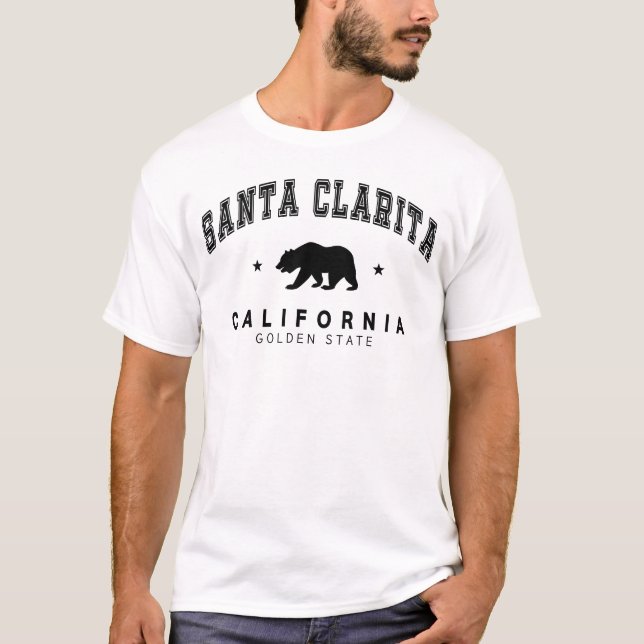 Männer Santa Clarita - Grizzly Bären Design White T-Shirt (Vorderseite)