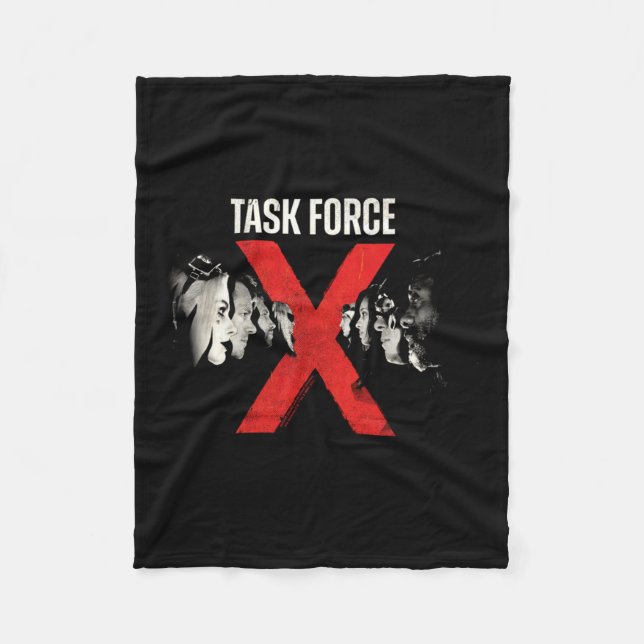 Männer Schurken-Team Task Force X Leistung Fleecedecke (Vorderseite)