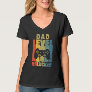 Männer Schwangerschaft Ankündigung Vater Stufe ent T-Shirt