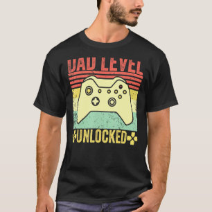 Männer Schwangerschaft Ankündigung Vater Stufe ent T-Shirt