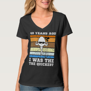 Männer schwimmen vor 49 Jahren schnell T-Shirt