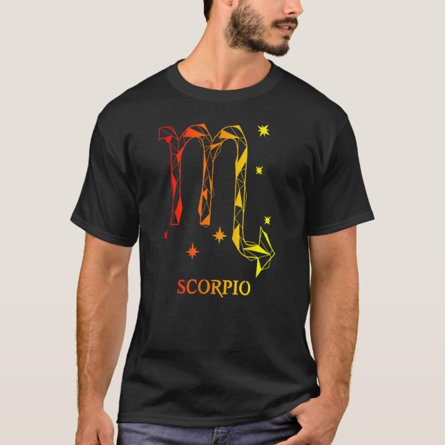 Männer Scorpio Zodiac 1 T-Shirt (Vorderseite)