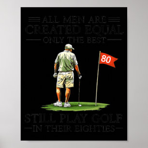 Männer sind gleich geschaffen Golfspielen in den A Poster