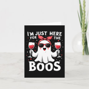 Männer sind hier für die Buh Cute Halloween Frauen Karte