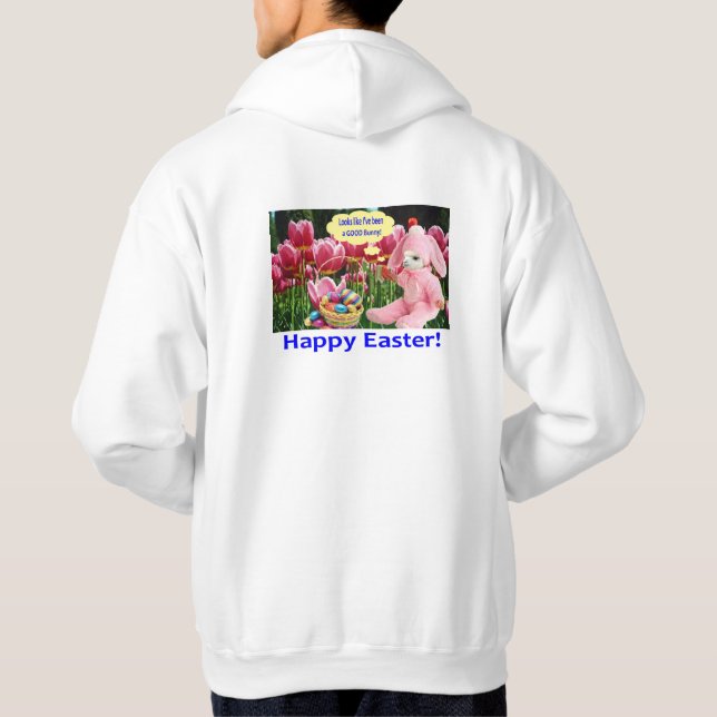 Männer sind verrückt. Happy Oaster. Alpaca/Hunny Hoodie (Rückseite)