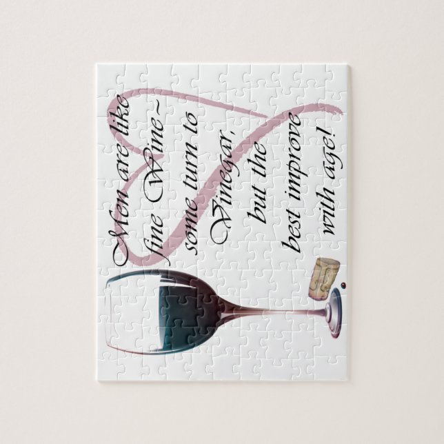 Männer sind wie feiner Wein-Geschenke Puzzle (Vertikal)