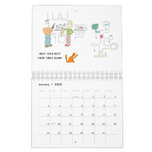 Männer sind wie Katzen Kalender-kleine Kalender