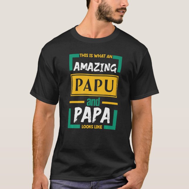 Männer So sieht ein phantastischer Vater & Papa au T-Shirt (Vorderseite)
