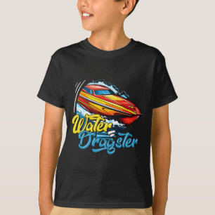 Männer Speedboot-Rennmotorbooting lustiges Schlepp T-Shirt