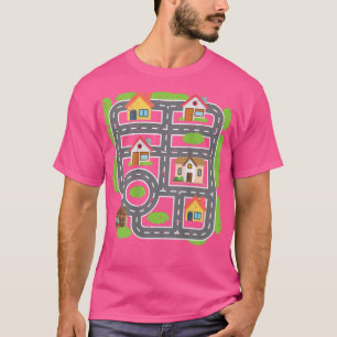 Männer spielen Autos auf Daddys Back Vaters Day Ge T-Shirt