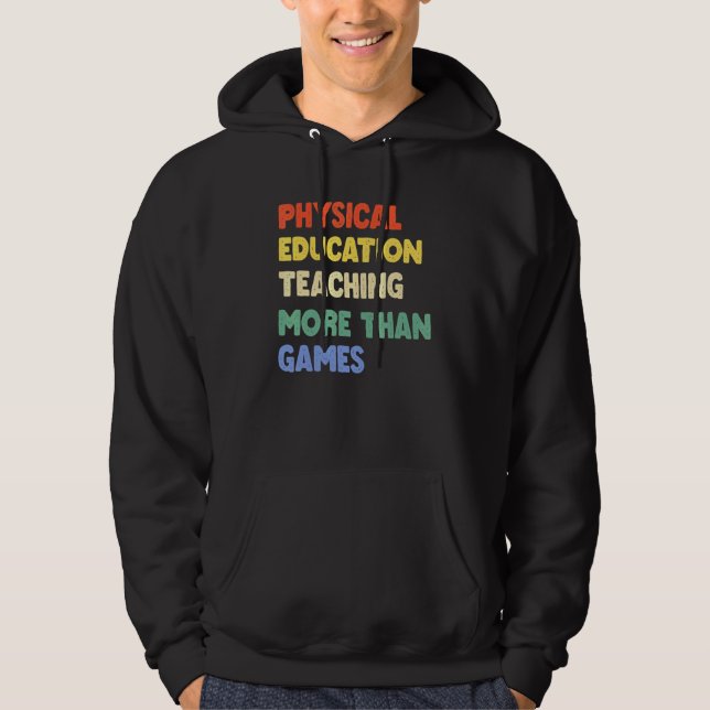 Männer Sportlehrer Hoodie (Vorderseite)