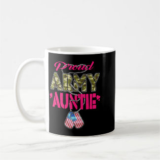 Männer Stolz Armee Tante Camo-Flagge Hundemarken S Kaffeetasse