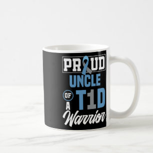 Männer Stolz Onkel eines T1d Krieger Diabetes Awar Kaffeetasse