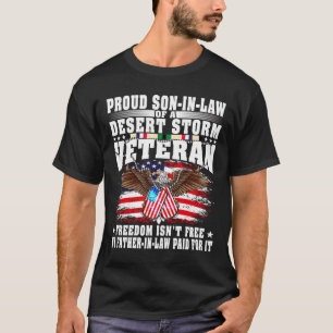Männer Stolz Schwiegersohn von Desert Storm Vetera T-Shirt