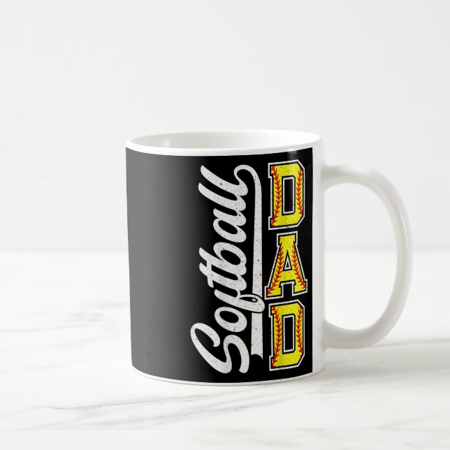 Männer Stolz Softll Vater Daddy Coach Von Tochter  Kaffeetasse (Rechts)