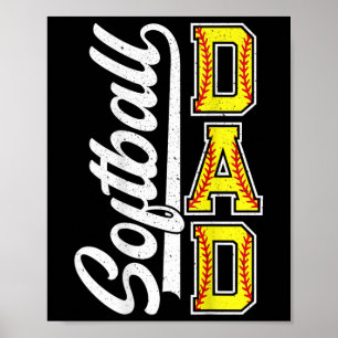 Männer Stolz Softll Vater Daddy Coach Von Tochter Poster