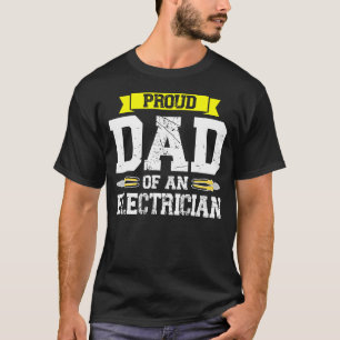 Männer stolz Vater eines Elektro-Vaters 1 T-Shirt