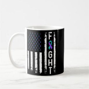 Männer-Suizidpräventionsflagge Kampf gegen psychis Kaffeetasse