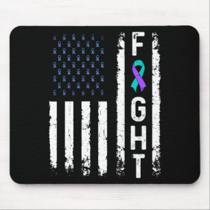 Männer-Suizidpräventionsflagge Kampf gegen psychis Mousepad