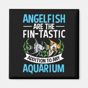 Männer süße Skalarfische Fischbesitzer Aquarium Fi Magnet