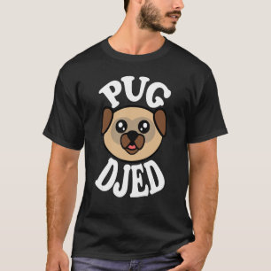 Männer Süßer Mops Djed T-Shirt