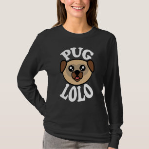 Männer Süßer Mops Lolo T-Shirt