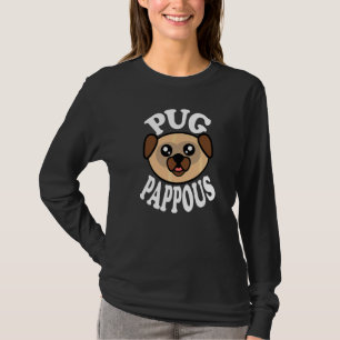 Männer Süßer Mops Papa  T-Shirt