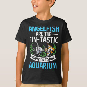 Männer süßer Skalarfisch Besitzer Aquarium Fischli T-Shirt
