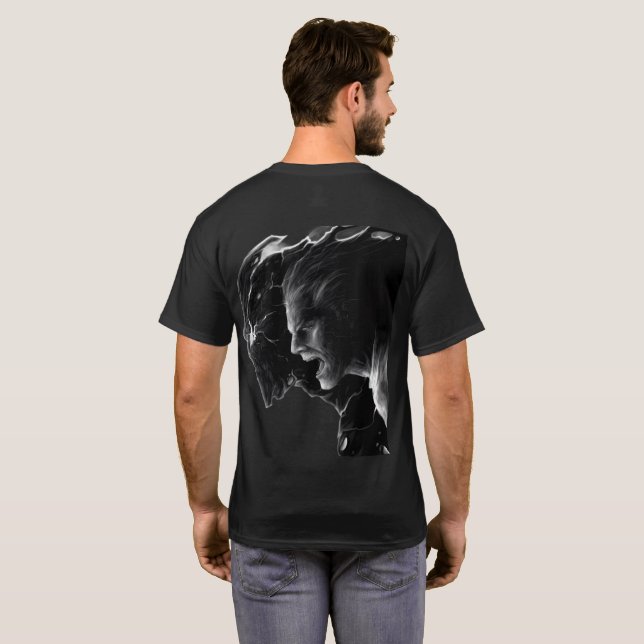 Männer T-Shirt (Schwarz voll)