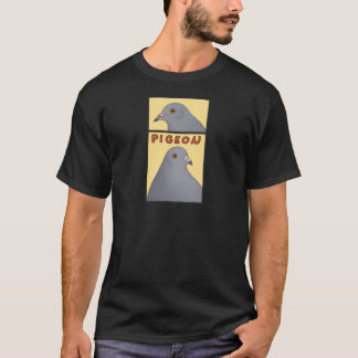Männer T-Shirt Cartoon Pigeon