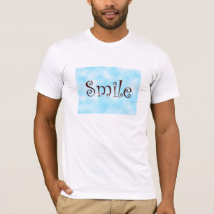 Männer-T - Shirt lächeln