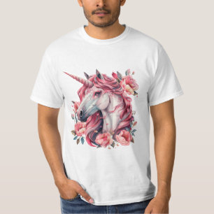Männer T - Shirt mit Einhorn.