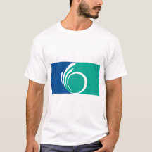 Männer-T-Shirt mit Flagge von Ottawa, Kanada