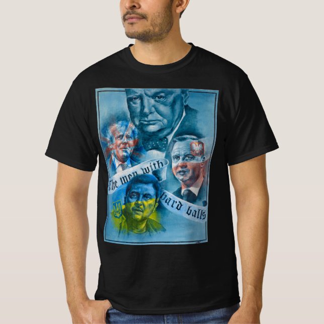 Männer T - Shirt mit Kunstdruck (Vorderseite)