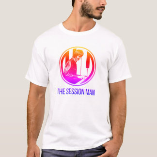 Männer-T - Shirt mit The Session Man-Design (Farbe