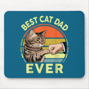 Männer Tabby Katze Vater Ehemann Vater Mousepad