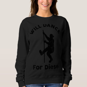 Männer tanzen für den Witz des Diesel Mechanic Vat Sweatshirt