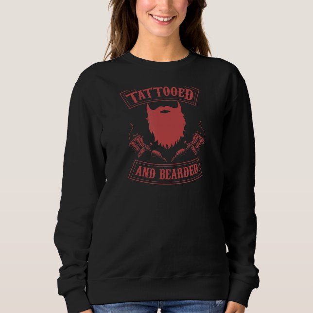 Männer, tattoos und gebärdet 1 sweatshirt (Vorderseite)