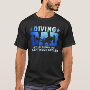Männer Tauchen Vater Tauchen Scuba-Taucher Lustige T-Shirt